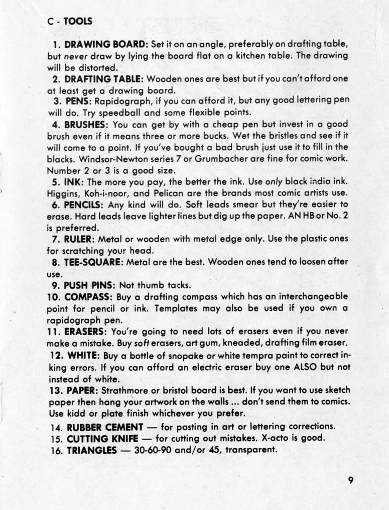 The Comic Book Guide For The Artist-Writer-Letterer – The Tom Brevoort ...