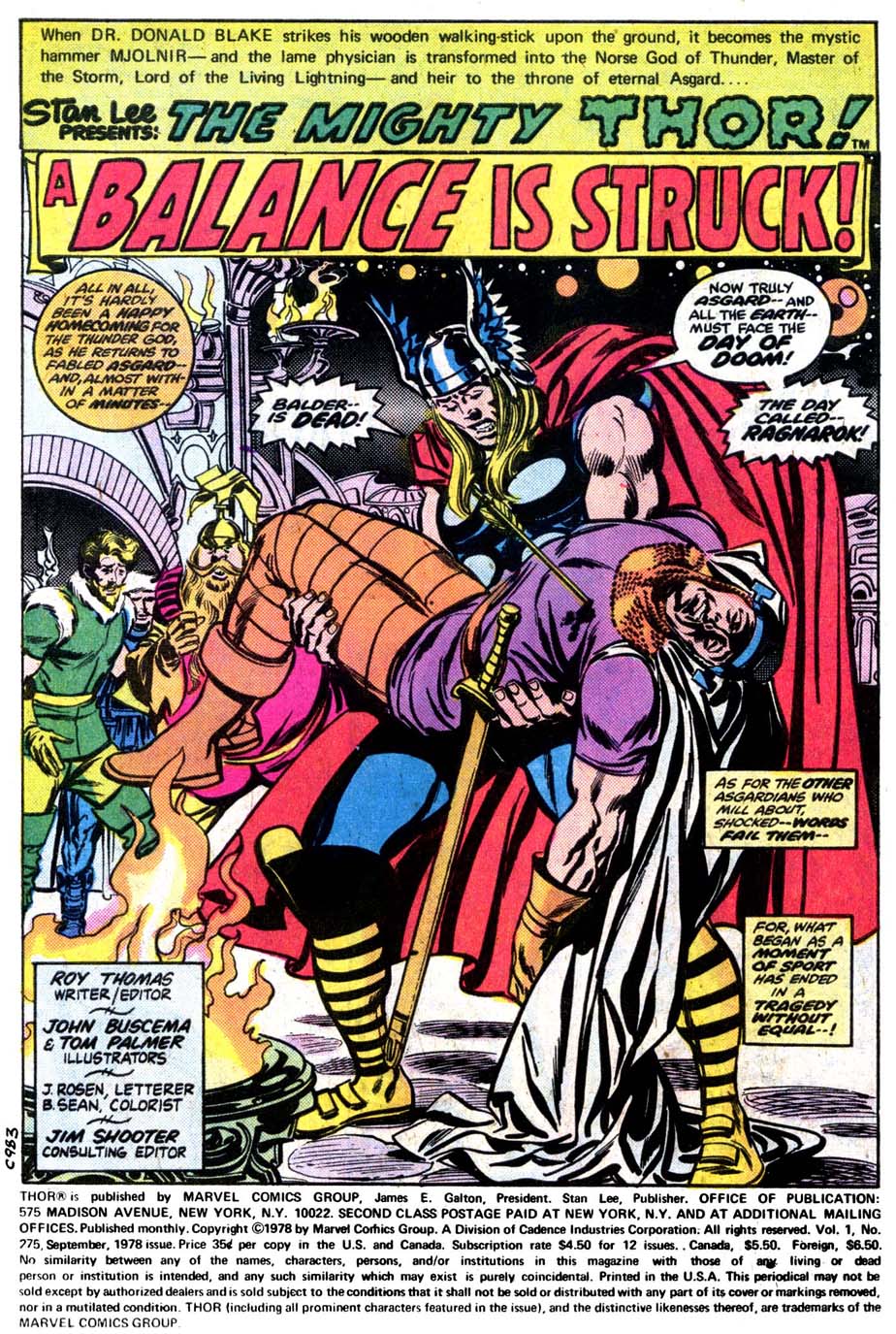 BHOC: THOR #275 – The Tom Brevoort Experience