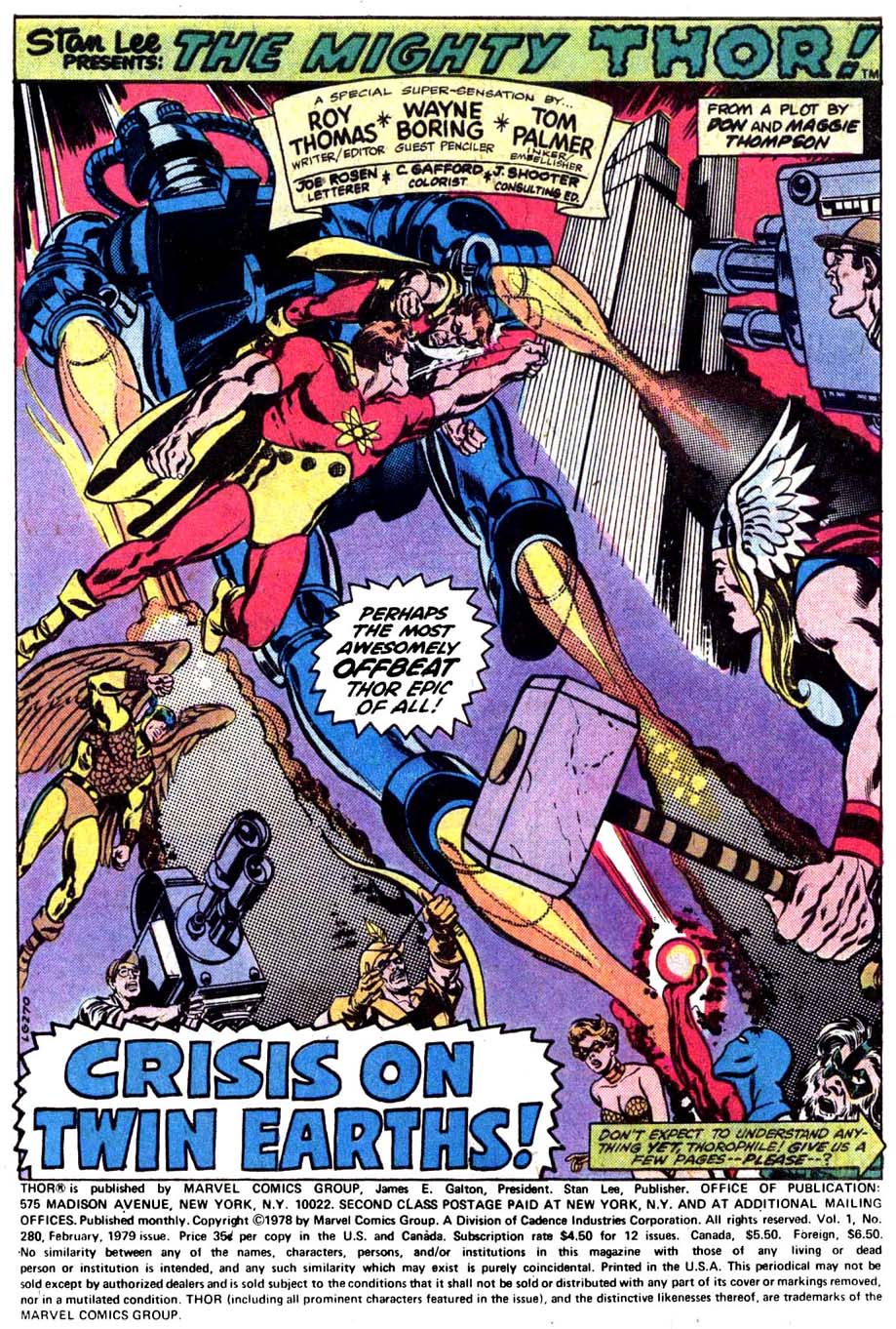 Thor 280 BHOC: THOR #280 – The Tom Brevoort Experience