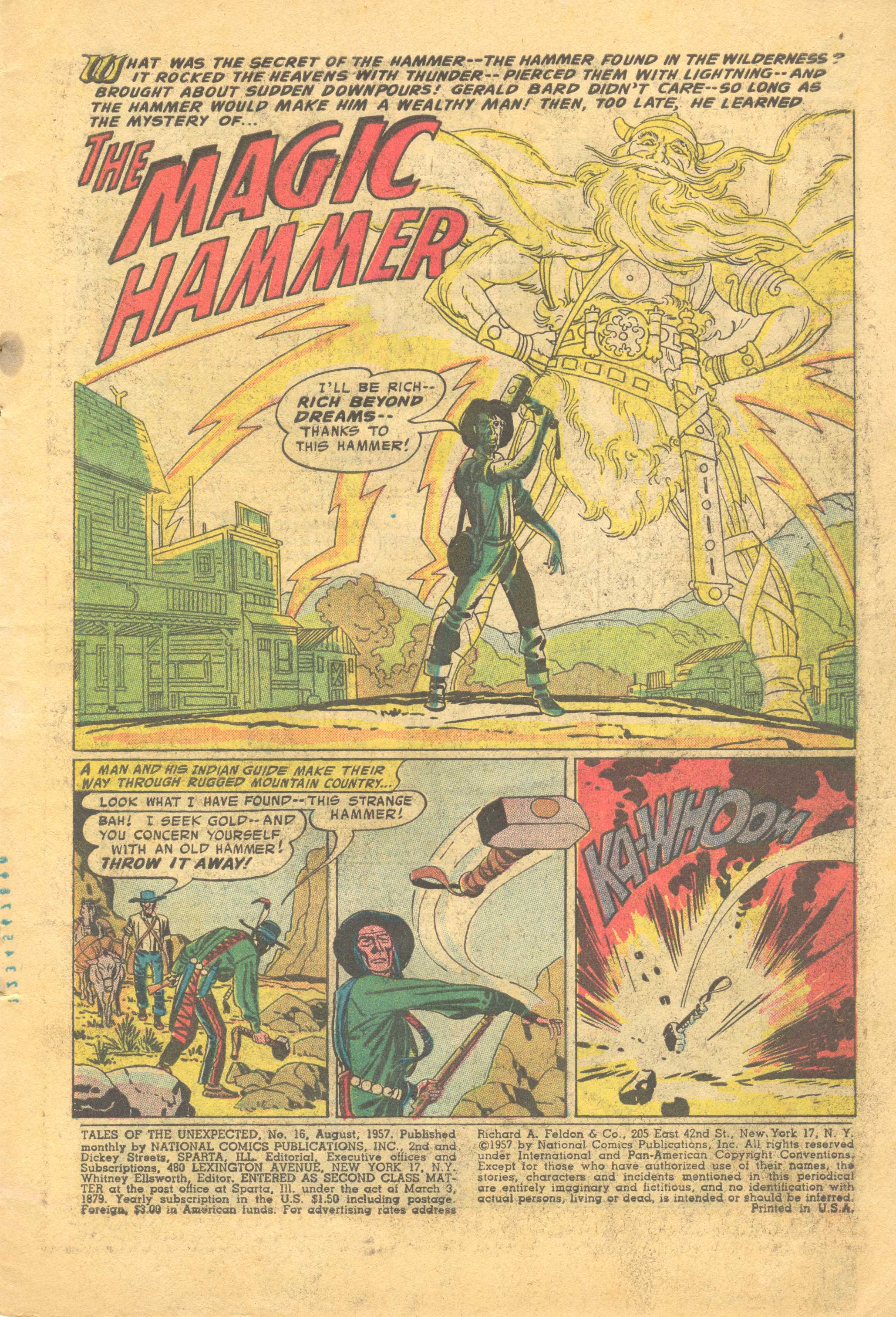 Lee & Kirby: TALES OF THE UNEXPECTED #16 – The Tom Brevoort Experience